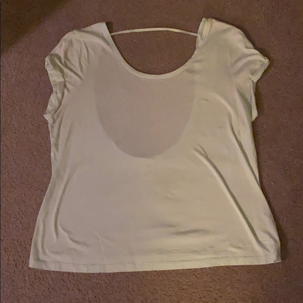 Open back t-shirt